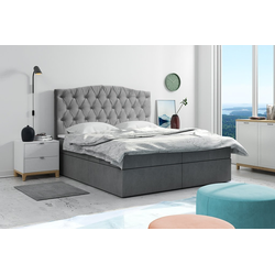 Boxspring postelja 59 standardna z gumbi - 140x200 cm