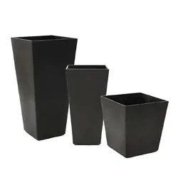 Saksija SONATA (Antracit - Tamno siva) 50x26x26 cm