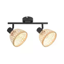 Rabalux 3134 - Spot svetiljka RATTAN 2xE14/15W/230V ratan