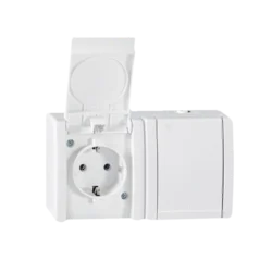 Utičnica og dvopolna dup. ip44 16a 250v 242 aling