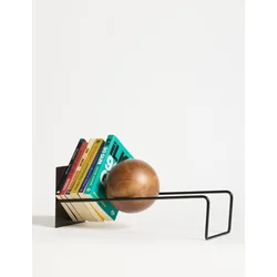 Hanah Home Držač za knjige Toke 16.5 x 18 x 49 cm, Crni
