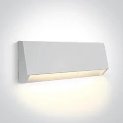 VANJSKA ZIDNA SVJETILJKA LED 4W/2700K-3300K-4000K/220lm/220x80x37mm/IP65 BIJELA