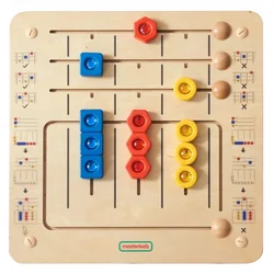 Masterkidz Uganka za razvrščanje diamantov - Montessori izobraževalna stenska tabla