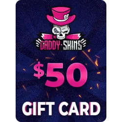 Daddy Skins Wallet Card 50 USD Key GLOBAL