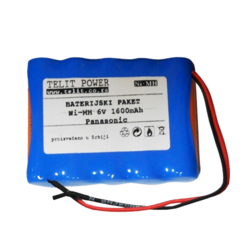 TELIT POWER Baterija NiMH 6V 1600mAh za IKO3 HeartMirror EKG
