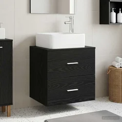 Umivaonik s policom Crni hrast 49,5 x 41 x 63 cm
