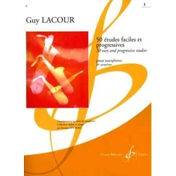 LACOUR: 50 ETUDES FACILES ET PROGRESSIVES 1 NOTE
