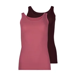 Skiny Top roza/vinsko rdeča