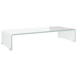 Stalak za TV/monitor stakleni zeleni 70 x 30 x 13 cm