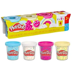 HASBRO - Play-Doh 4 kosi skodelic s konfeti