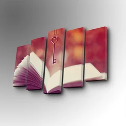 Wallity Slika 5PUC-156, 82 x 50 cm, 5 delova