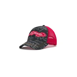 Ed Hardy Kapa siva / rdeča / črn denim / bela