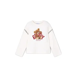 Mayoral Bluza 4012 Écru Regular Fit