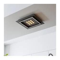 Eglo 901192 - LED prigušiva stropna svetiljka BALAZOTE LED/21,4W/230V crna +DO