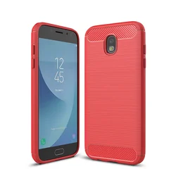 Maska Silicone Defender za Samsung J7/ J730 (2017) (EU verzija), Crvena