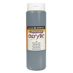 Rayher. Akrilna barva Graduate 500 ml Neutral Grey