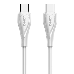 LDNIO CHARGING DATA CABLE (C-C) 65W 1M WHITE LC611C