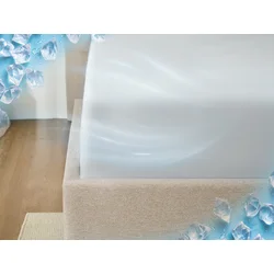 Dormeo Rashlađujući čaršaf sa gumom, 90x200 cm, Slonovača