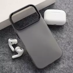 Maska Electro Glow Frame za iPhone 17 Pro crna