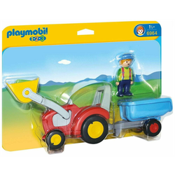 Playmobil Traktor s prikolico 6964 - Playmobil 1.2.3.
