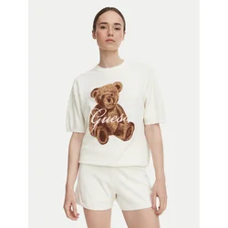 Guess Majica O6BR03 Z1145 Kremna Regular Fit