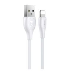 USB kabel REMAX Lesu Pro RC-160i iPhone Lightning 2.1A beli 1m