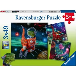 Ravensburger Slagalica Dinosaurusi u svemiru, 3x49 delova