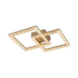 JUST LIGHT. 14732-60 - LED plafonsko svetlo GLITRA LED/17,5W/230V zlatna