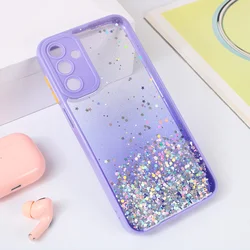 Maska za mobilni telefon Samsung A156 Galaxy A15 5G FRAME GLITTER, Ljubičasta