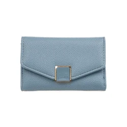 Verde Novčanik ženski manji sa elegantnom kopcom 1433, 15×3×10.5 cm svetlo plava ( 16NZV1433EA )