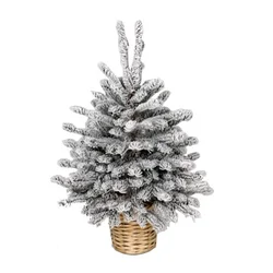 Novogodisnja jelka u saksiji bela 90cm 250309