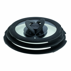 Pokrov INGENIO L9849053, set 3, 16 + 18 + 22 cm, steklo, Tefal