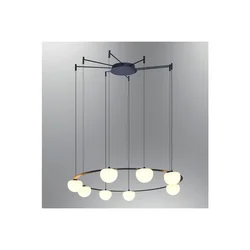 Opviq luster Sonic 2846-8A, LED 50 W, crni