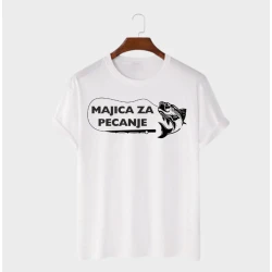 MAFIMI Muška majica Majica za pecanje, Bela