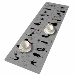 Bertoni Home Unisexs Table Runner Cats