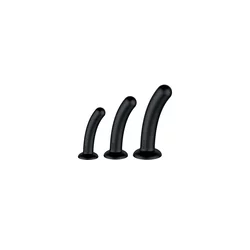 Nexus - Dilator Set Silicone Anal Dildos (S,M,L) Black