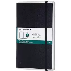 Moleskine pametni blok Paper Tablet LG01, Plain, črn