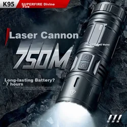 Supfire Baterijska lampa K95, 45W