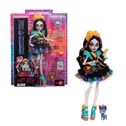 Northix Monster High Skelita lutka s psom Xolo in dodatki