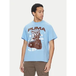 Puma Majica All Bite 630466 Modra Regular Fit