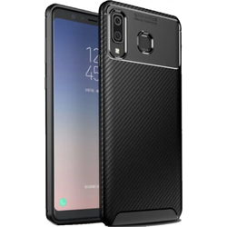 MCTK74-SAMSUNG Note 20 Futrola Carbon Fiber Silicone Black