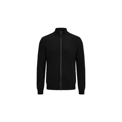 DAN FOX APPAREL Pletena jopa Miran črna