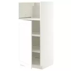 METOD Visoki element za ugradne uređaje, bela Enköping/bela im. drveta, 60x60x140 cm