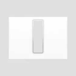 05 321 01 0000: SANIT okvir za tipko BRIGHT, duroplast, bela