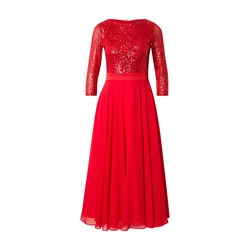 Swing Cocktail obleka 5AH21600 Rdeča Regular Fit