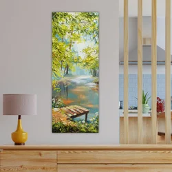 Wallity Slika na platnu 30x80cm