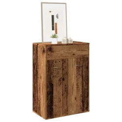 Ormarić za cipele staro drvo 60x35x84 cm izrađeno drvo
