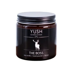 shumee Sojina sveča The Boss - dišeča geranija, cimet, klinčki in citrusi - 120 ml