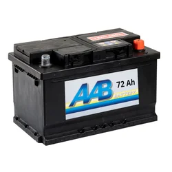 Car Battery AAB 72Ah, 12V, 680A (low-profile)