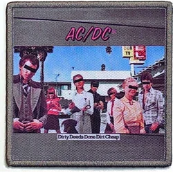 AC/DC Dirty Deeds Done Dirt Cheap Našitek za šivanje 86 x 86 mm